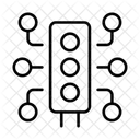 Optimization Roads Sensors Icon
