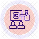 Ai Training Program Color Circle Icon Icon