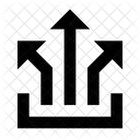 Data Arrows Output Icon