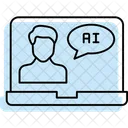 Ai Webinar Color Shadow Thinline Icon Icon