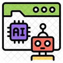 Ai Website Ai Webpage Artificial Intelligence Icon