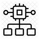 Ai Workflow Visualization Pipelines Icon