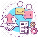 Negotiation Aid Business Icon