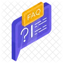 Chat Daide Faq Service Client Icône