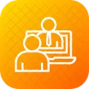 En Ligne Client Aide Icône