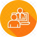 En Ligne Client Aide Icône