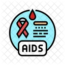 Aids Aid Awarness Aids Ribbon Icon