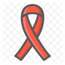 Aids Ribbon Charity Icon