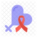 AIDS bei Frauen  Symbol