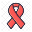 Aids Ribbon Cure Icon