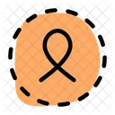 Ribbon Dash Circle Icon