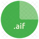 Aif Archivo Formato Icono