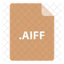 Aiff Archivo Formato Icono