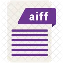 Aiff Format Document Icon