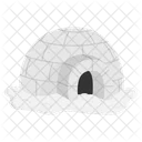 Iglo Pluie Maison Icône