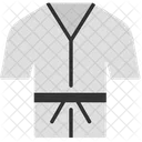 Aikido Cinturon Ropa Icono