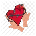 Ail in heart in hand  Icon