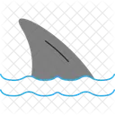 Aileron De Requin Predateur Attaque De Requin Icône