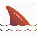 Aileron De Requin Predateur Attaque De Requin Icône