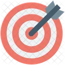 Aim Bullseye Dart Icon