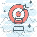 Aim Bullseye Dartboard Icon