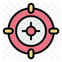 Aim Target Shooting Icon