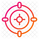 Aim Target Shooting Icon