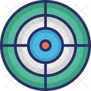 Aim Pursuit Of Goals Reticle Icon