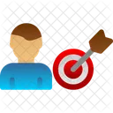 Aim Bullseye Business Success Icon
