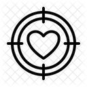 Aim Love Target Icon