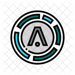 Aion Icon - Download In Colored Outline Style