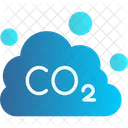 Air Carbone Dioxide Cloud Icon