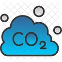 Air Carbone Dioxide Cloud Icon