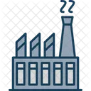 Air Emissions Factory Icon