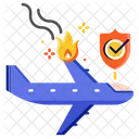 Air Accident Insurance Flight Icon