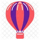 Air Balloon Adventure Holiday Icon