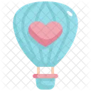 Balloon Air Heart Icon