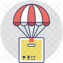 Air Balloon Delivery Box  Icon