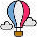 Summer Balloon Travel Icon