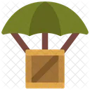 Air Balloon Parachute Air Drop Icon