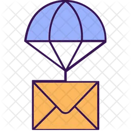 Air balloon mail  Icon