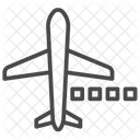 Air cargo containers loading  Icon