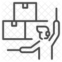 Air cargo staff  Icon