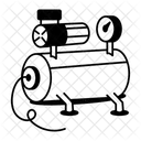 Air Compressor Condenser Pressure Icon