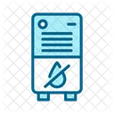 Ventilation Icons Color Blue Symbol