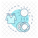 Air Dry Dishes Laundry Icon