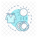 Air Dry Dishes Laundry Icon