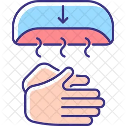 Air dry hands  Icon