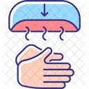 Air dry hands  Icon