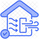 Air Flow Air Home Icon